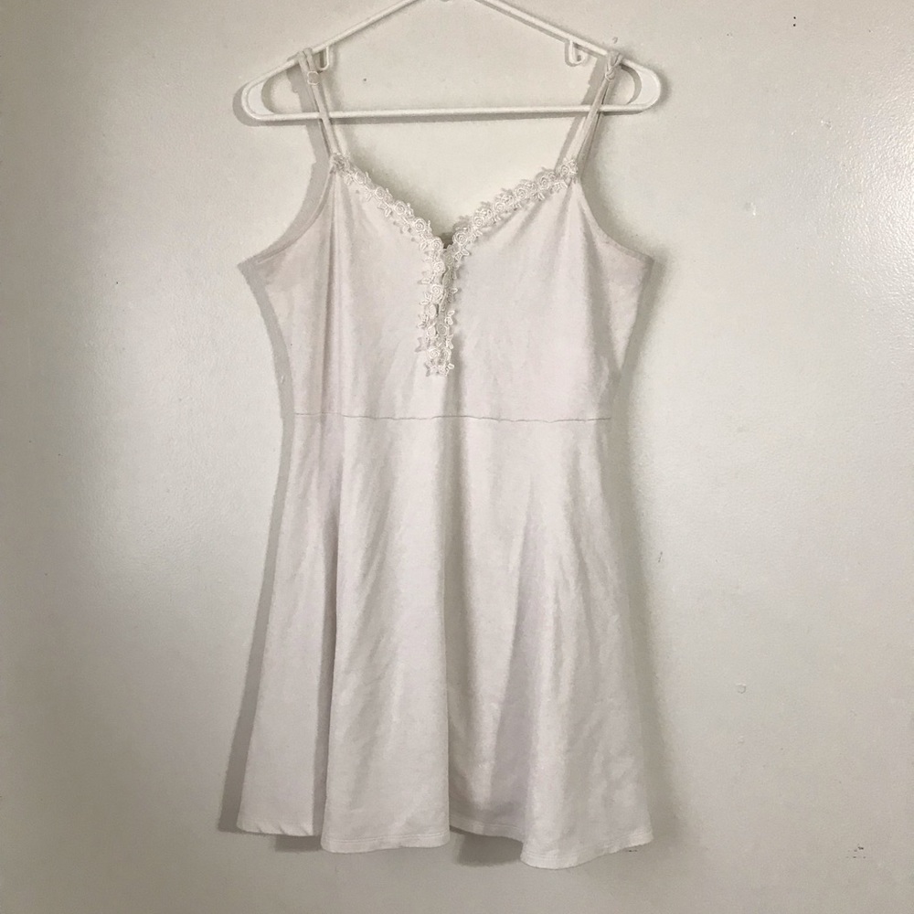 H&M Spaghetti Strap Swetheart Rose Skater Dress